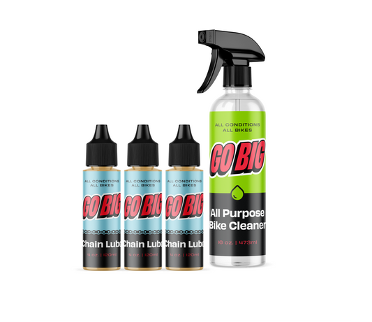 3 x 4oz Lube + 1 x 16oz Driveline + Bike Cleaner Bundle